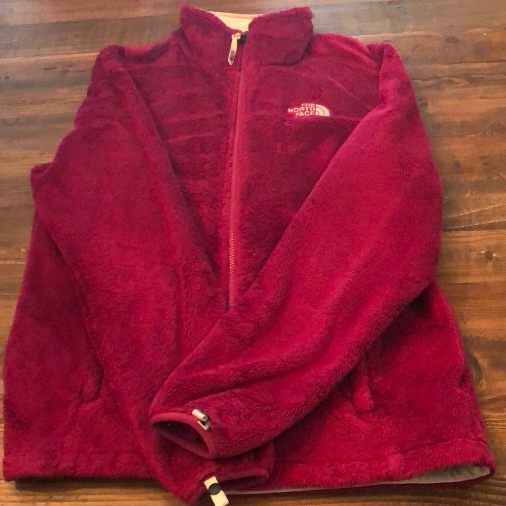 Pink Osito North Face Jacket